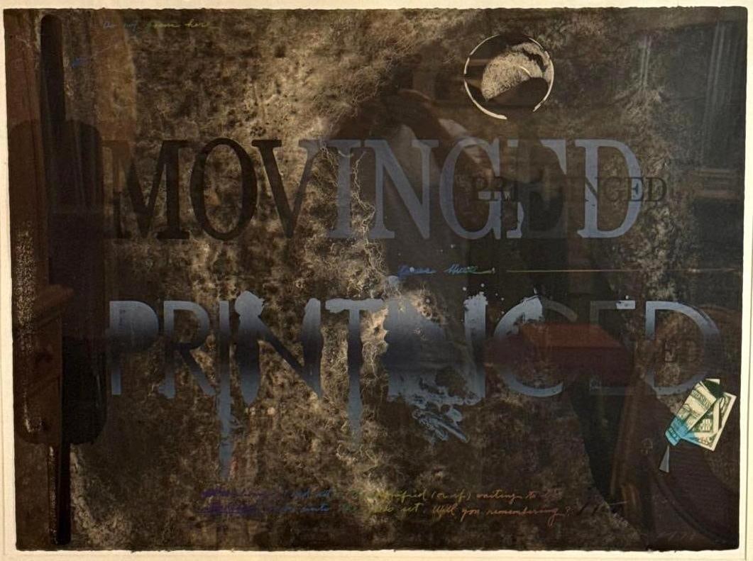 SHUSAKU ARAKAWA 'NO! SAYS THE SIGNIFIED UNTITLED 6' 1973 LITHOGRAPH DEDICATED ON VERSO (1 of 7)