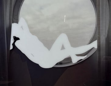 CHARLES COHEN PHOTOGRAPH BEHIND PLEXIGLASS