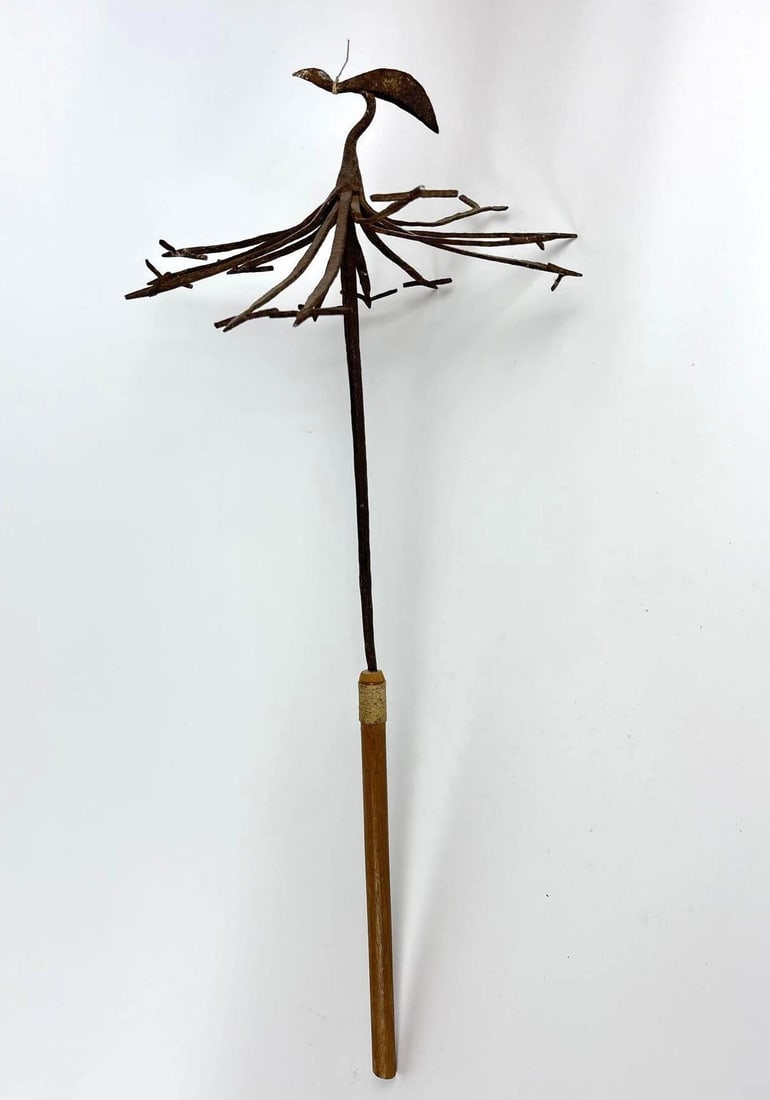 YORUBA OSANYIN IRON STAFF (1 of 6)