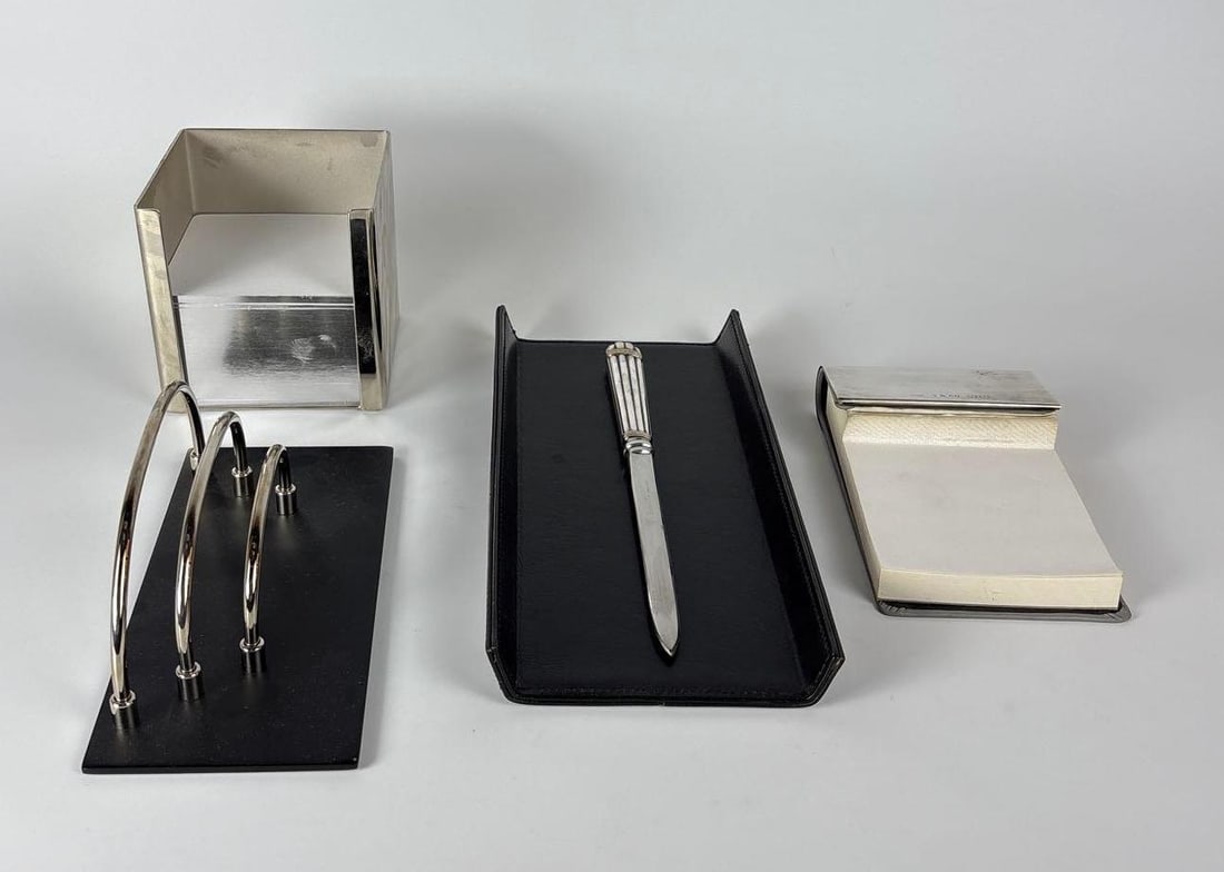 DESIGNER DESK SET OF HERMES, CHRISTOFLE, TIFFANY & CO. ACCESSORIES (1 of 17)