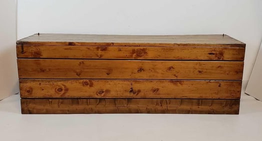 ANTIQUE RECLAIMED PINE BANQUETTE BENCH