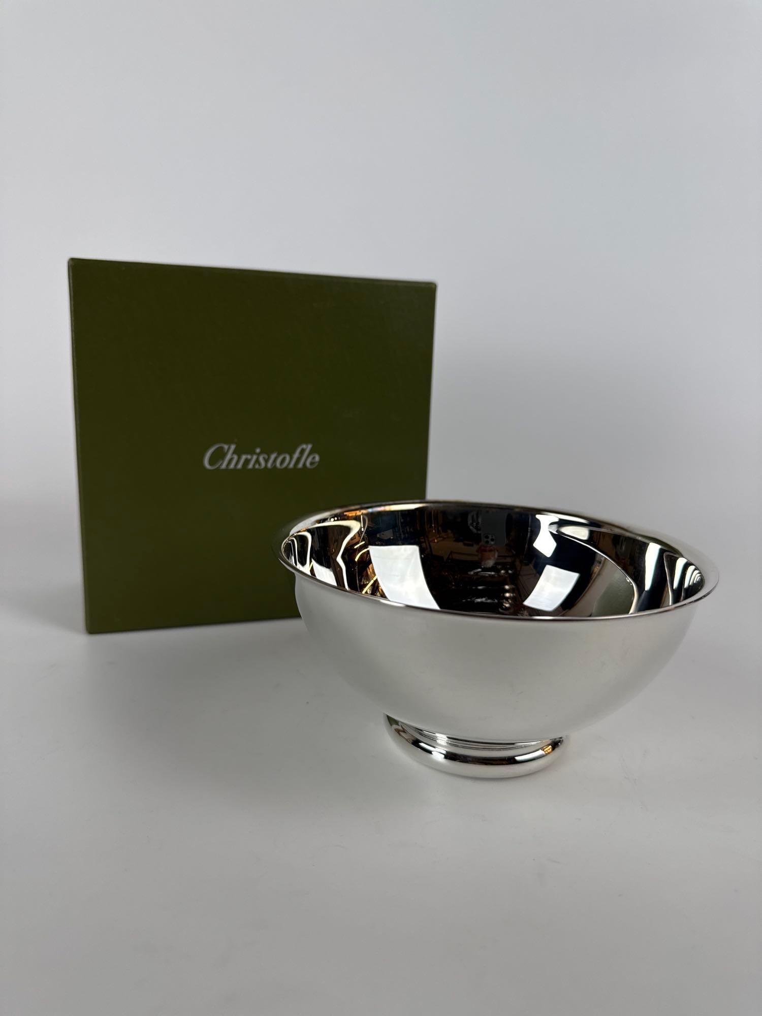 ANDREE PUTMAN FOR CHRISTOFLE VERTIGO BOWL OPEN WITH ORIGINAL BOX (1 of 8)