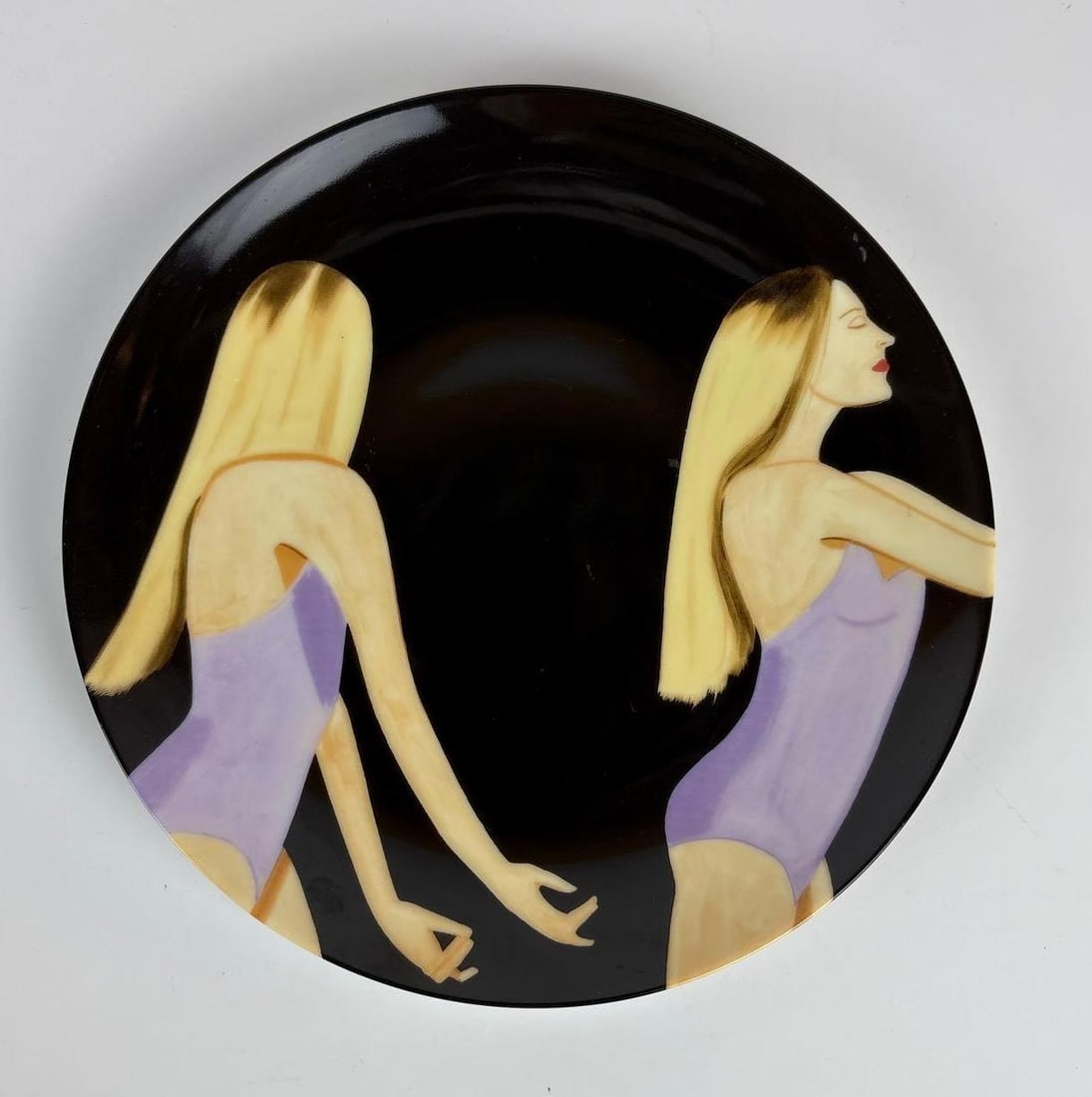 ALEX KATZ BY LIGNE BLANCHE PLATE, LIMOGES PORCELAIN (1 of 5)