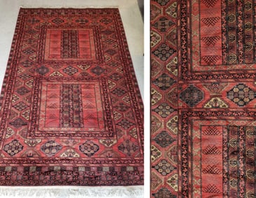 LOUIS DE POORTERE 'MOSSOUL' WOOL RUG