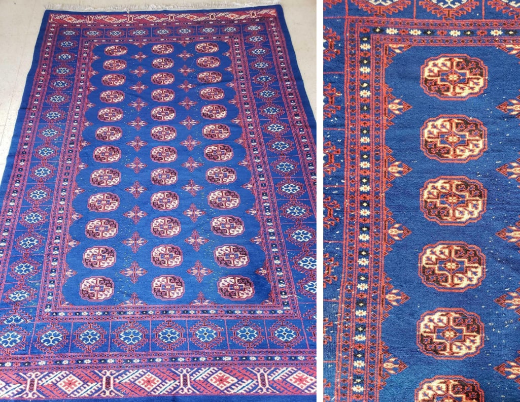 BLUE BOKHARA WOOL RUG (1 of 14)