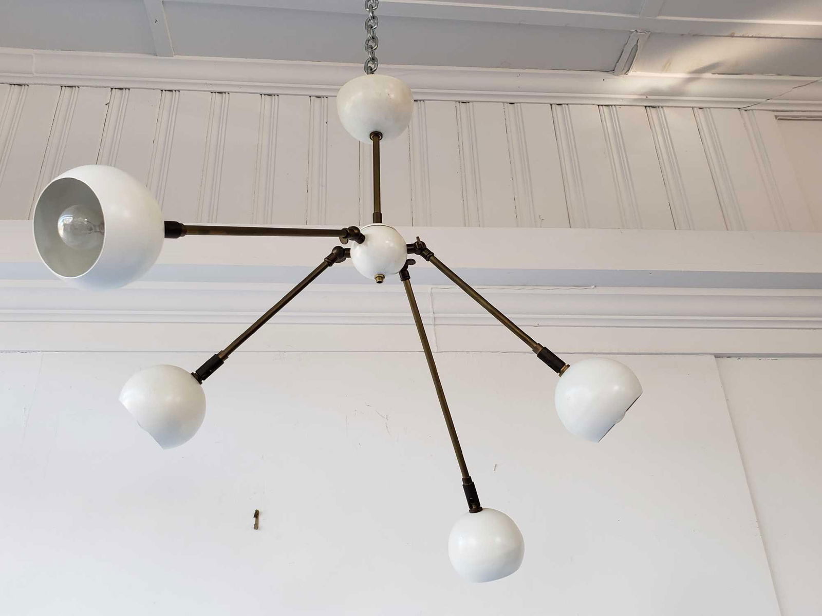 MID-CENTURY MODERN STILNOVO ATTR. CEILING FIXTURE (1 of 7)
