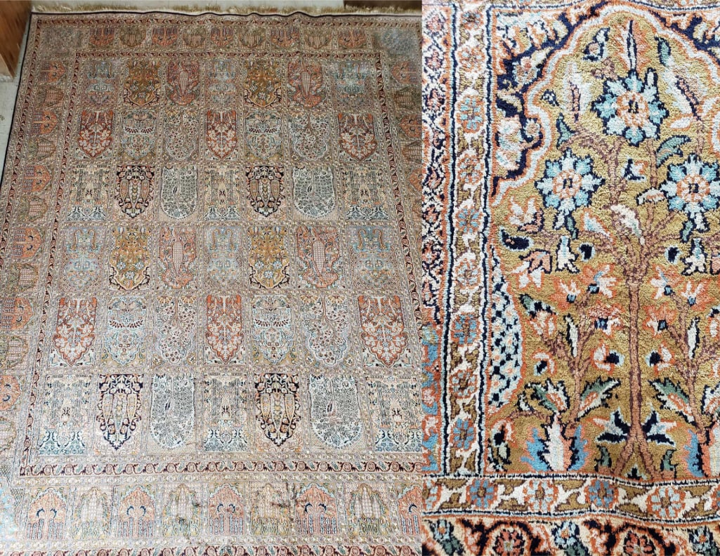 VINTAGE SILK PERSIAN-STYLE ROOM SIZED RUG (1 of 14)