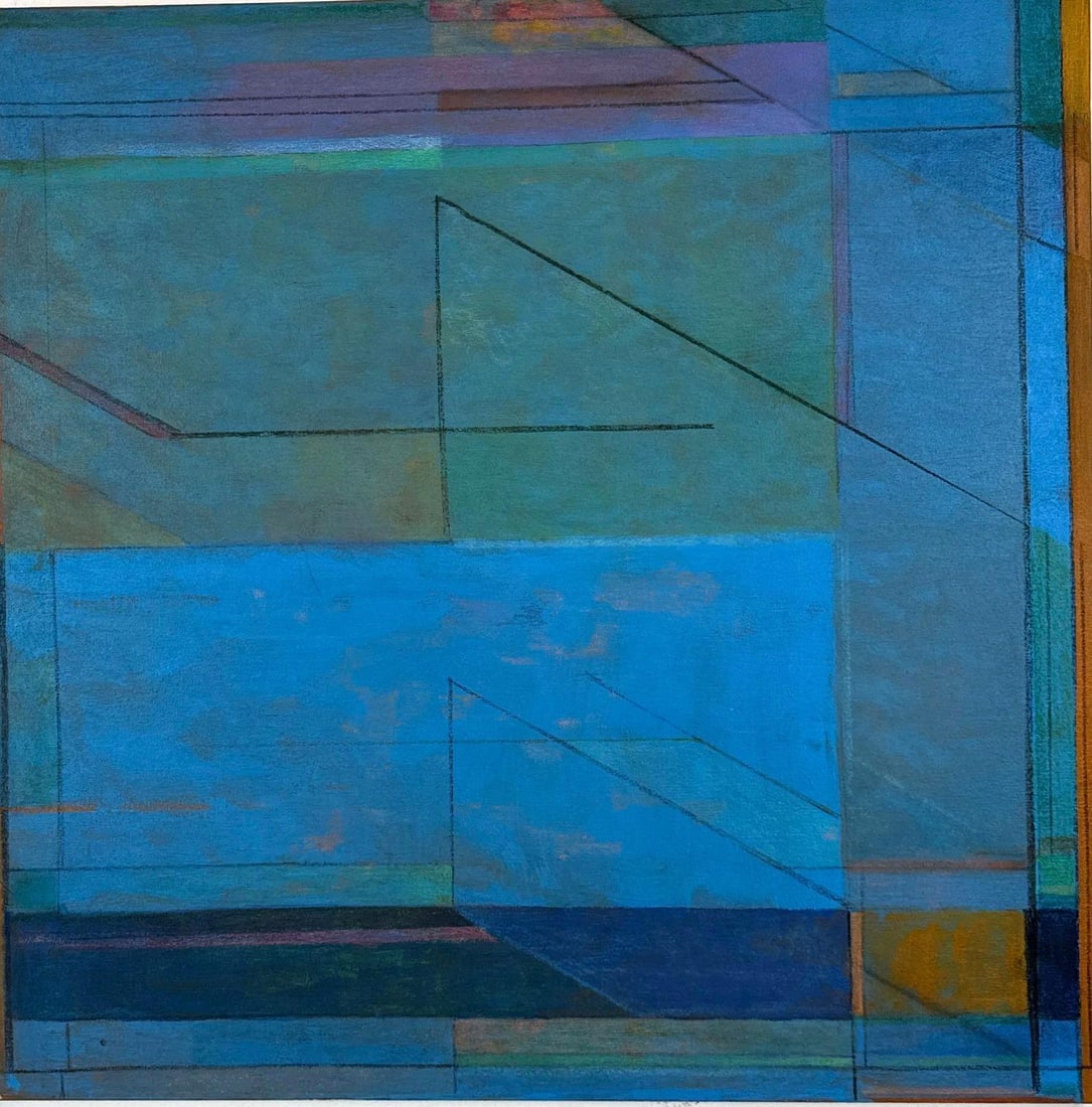 ABSTRACT PAINTING UNSIGNED (1 of 5)