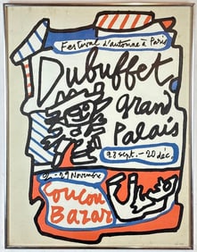 JEAN DUBUFFET 'COUCOU BAZAR' POSTER,