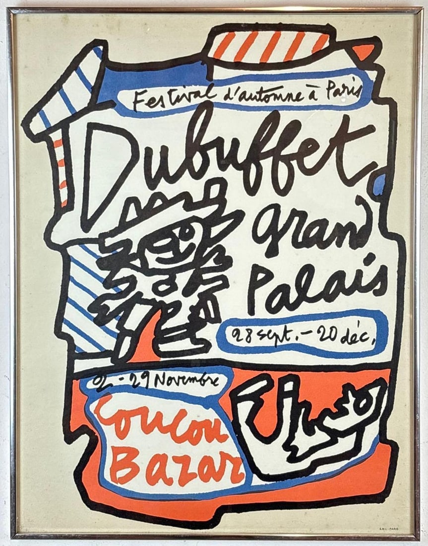 JEAN DUBUFFET 'COUCOU BAZAR' POSTER, (1 of 5)