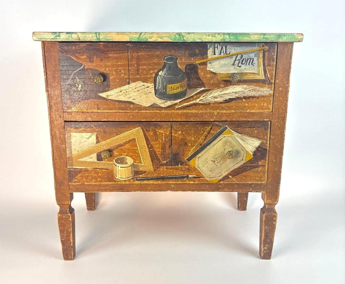ITALIAN TROMP L'OEIL CHEST (1 of 12)