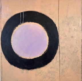 UNSIGNED ABSTRACT PAINTING JOE CAROFF ATTR.