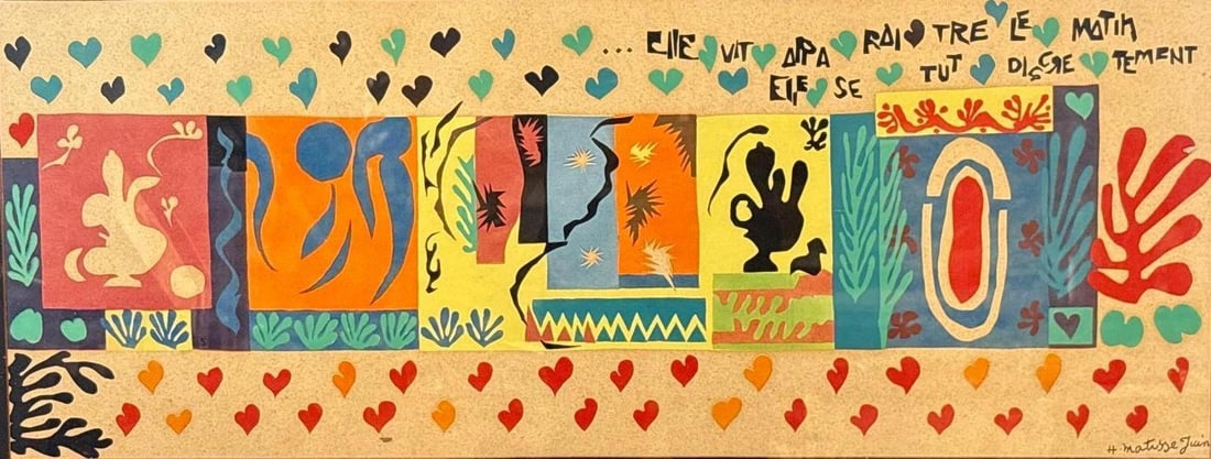 VINTAGE HENRI MATTISE PRINT 'LES MILLE ET UNE NUITS' 1950'S (1 of 6)