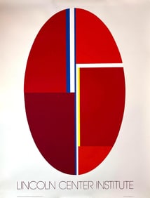 ILYA BOLOTOWSKY EXHIBITION SERIGRAPH FOR LINCOLN CENTER INSTITUTE
