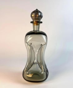 DANISH HOLMEGAARD KLUK KLUK PINCHED DECANTER | MID CENTURY | MCM