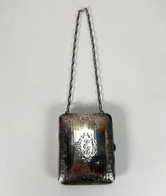 ANTIQUE STERLING SILVER COIN PURSE