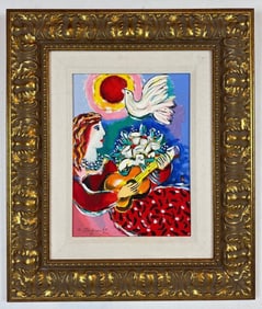 ZAMY STEYNOVITZ - FRAMED SERIGRAPH ON CANVAS #43/150