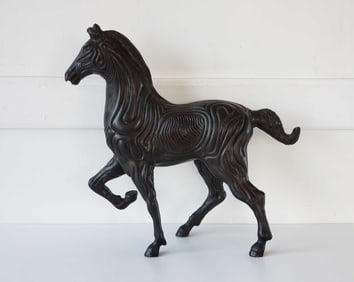 BRONZE HORSE SCULPTURE