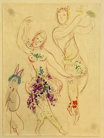 CHAGALL PRINT "LE BALLET"