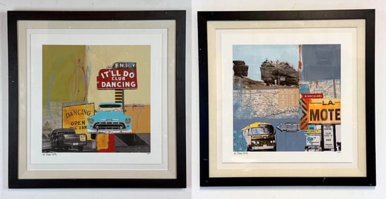 TWO MAUREEN BROUILLETTE  PRINTS SIGNED AND NUMBERED