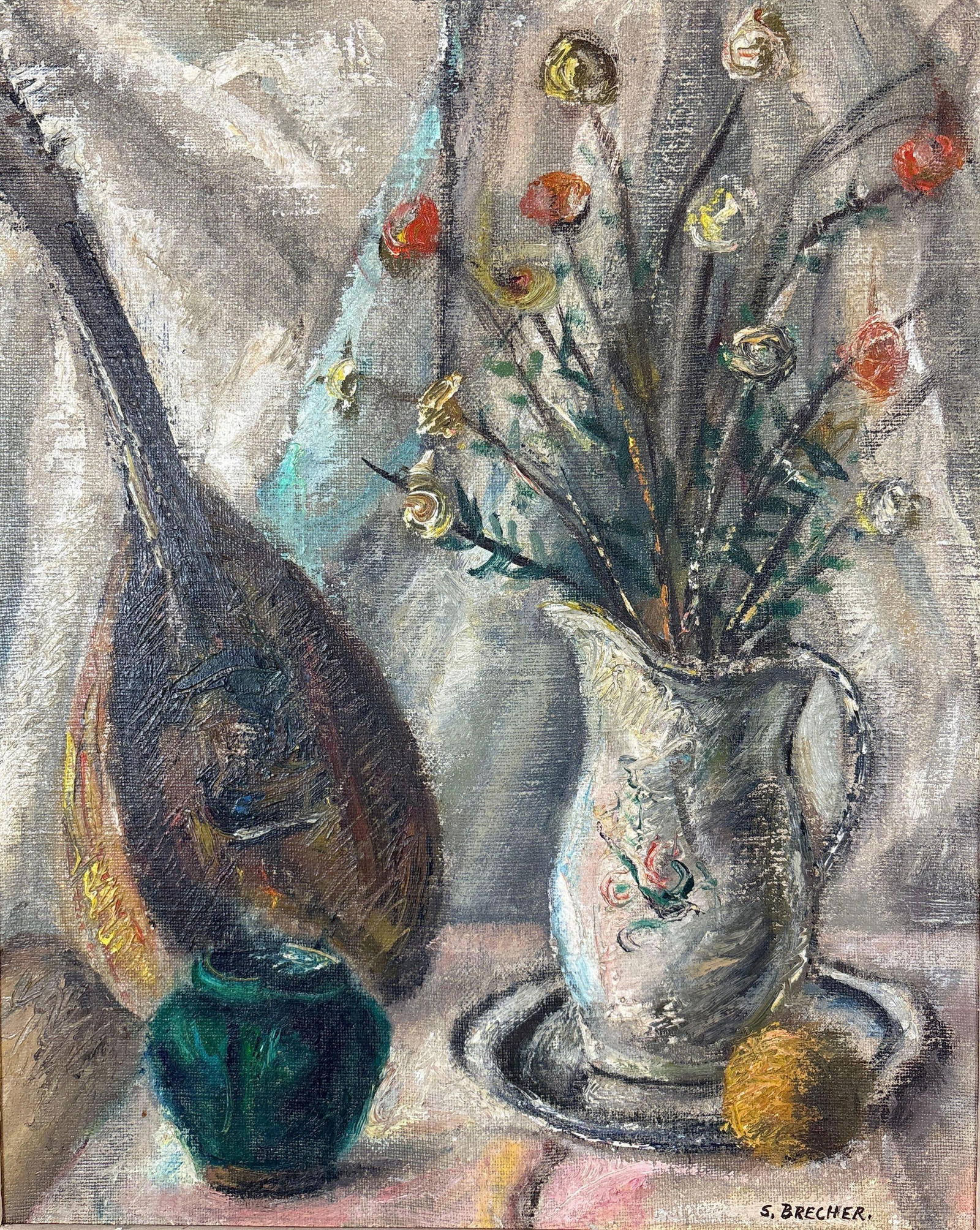 SAMUEL BRECHER STILL LIFE OIL PAINTING (1 of 6)