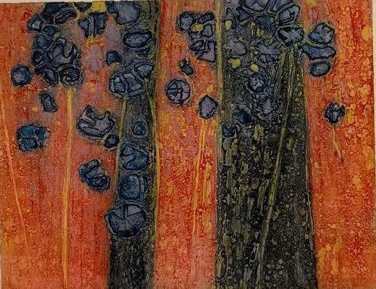 EDWARD BARTRAM SIGNED 71 "RED ROCK CANADIAN SHIELD"  LITHOGRAPH 7/30 (1 of 8)