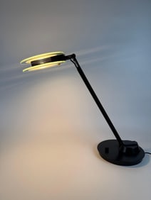 POST MODERN ITALIAN HALOGEN HALO TABLE LAMP BY RELCO MILANO
