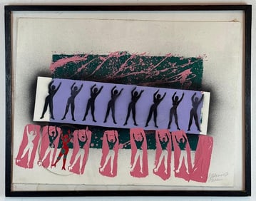 MATINEE CASSINI? '82 DANCERS STENCIL ART