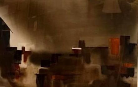 SIGNED ABSTRACT PRINT