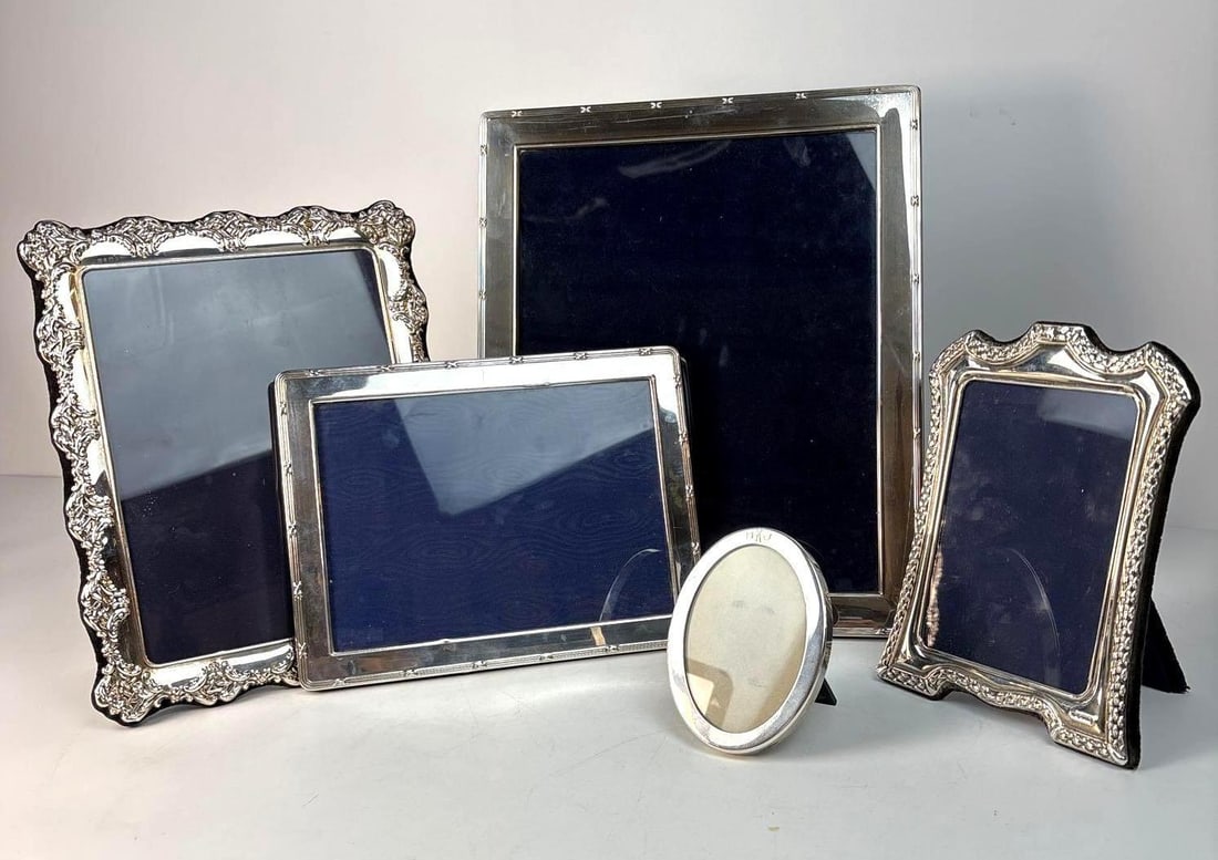 COLLECTION OF STERLING SILVER FRAMES INCLUDING TIFFANY & CO. (1 of 8)