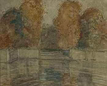 PETER MARKOVIC LANDSCAPE SCENE PAINTING FRAMED