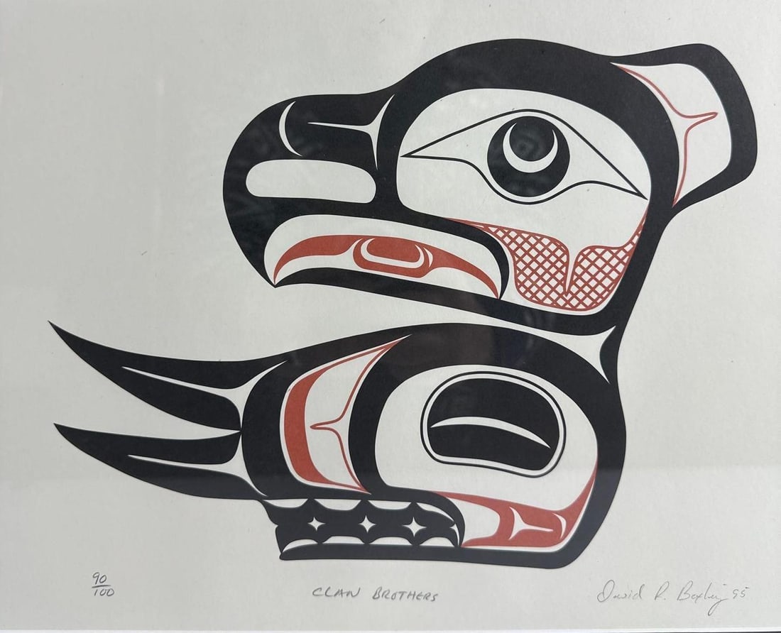 CLAN BROTHERS - BY DAVID R. BOXLEY - SCREEN PRINT IN COLOR 1995 (1 of 7)