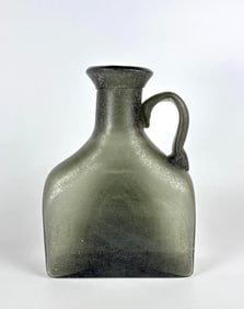 LARGE ANTIQUE BLOWN GLASS JUG