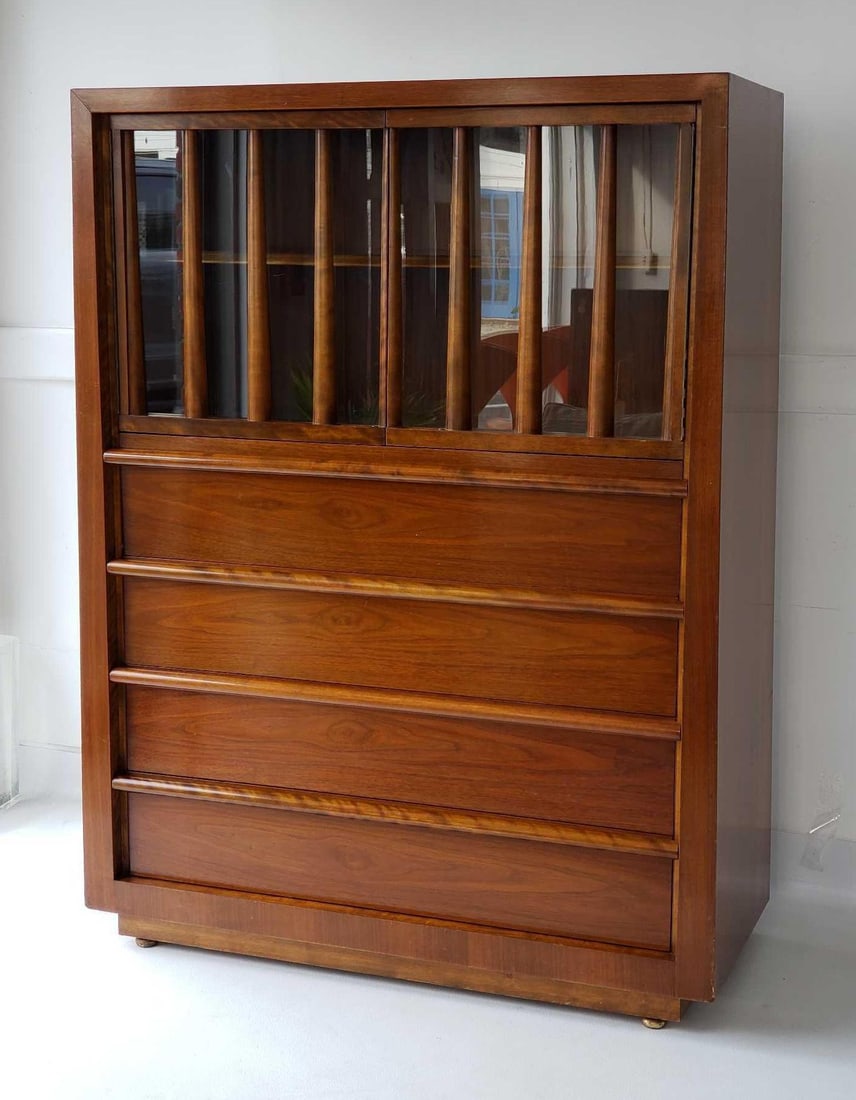 MID-CENTURY SECRETARY CABINET BY ROBSJOHN-GIBBINGS FOR WIDDICOMB, AMERICAN, 1960S (1 of 20)