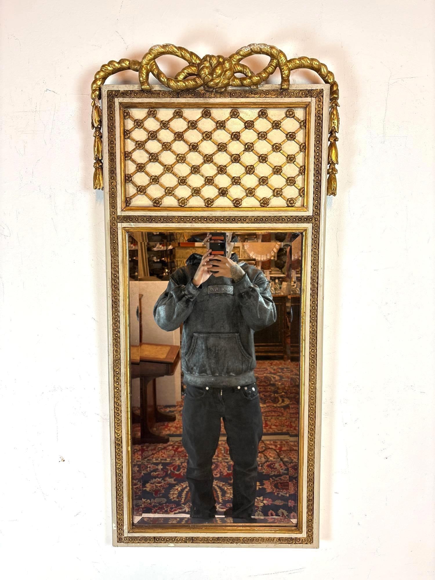 19TH CENTURY GILTWOOD WALL MIRROR (1 of 7)