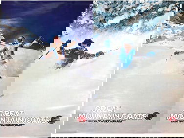 SET OF TWO VINTAGE  GREAT MOUNTAIN GOATS POSTERS NY PHOTOGRAPHER NORM CLASEN