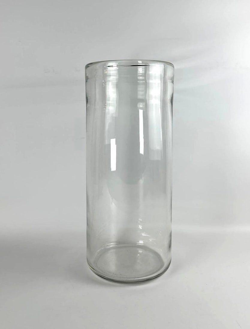 LARGE GLASS CYLINDER VASE | UMBRELLA HOLDER (1 of 7)