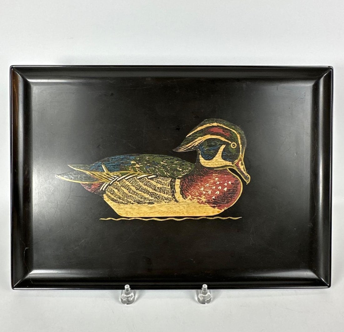 COUROC MONTEREY CA MID CENTURY DUCK TRAY (1 of 5)