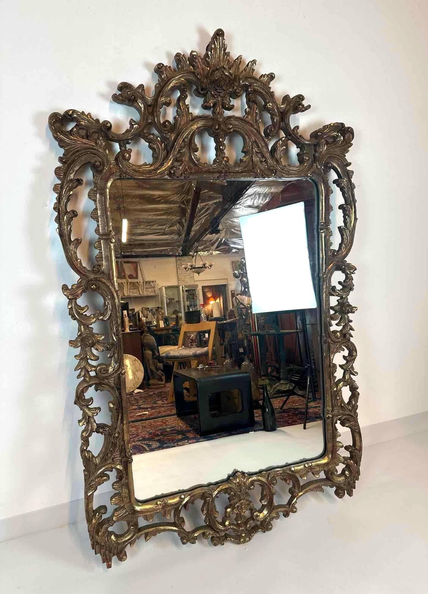 19TH CENTURY LOUIS XVI STYLE MIRROR BY TURNER (1 of 6)