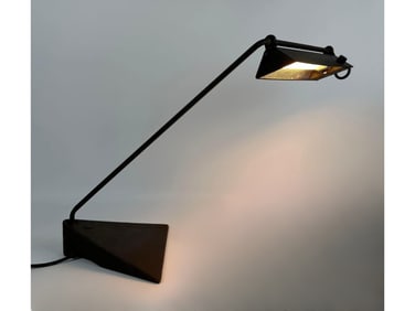 PIOTR SIERAKOWSKI FOR KOCH & LOWY "DELTA" POSTMODERN ARTICULATING DESK LAMP