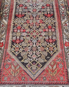VINTAGE PERSIAN WOOL RUNNER