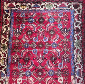 VINTAGE PERSIAN WOOL RUNNER