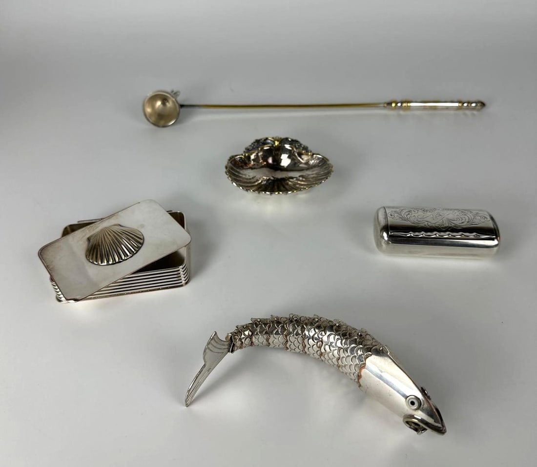 DESK OBJECTS LOT INCL. SILVER AND PLATED ACCESSORIES | EMILIA CASTILLO | JOHANSSON (1 of 11)