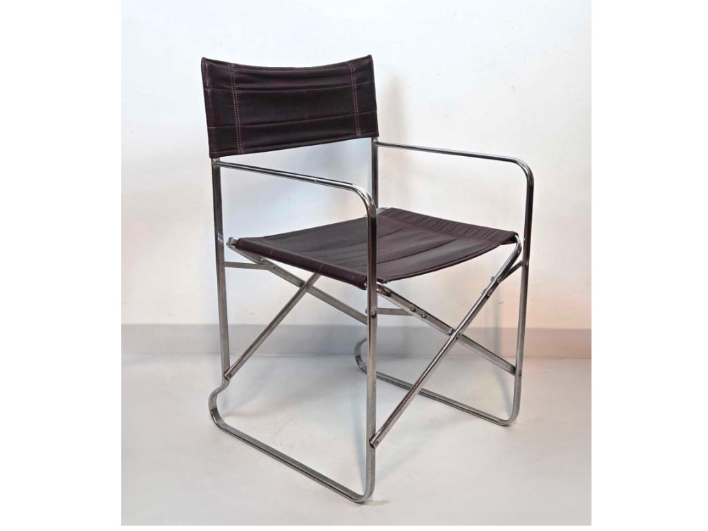 VINTAGE GAE AULENTI FOR ZANOTTA APRIL DINING CHAIR (1 of 12)