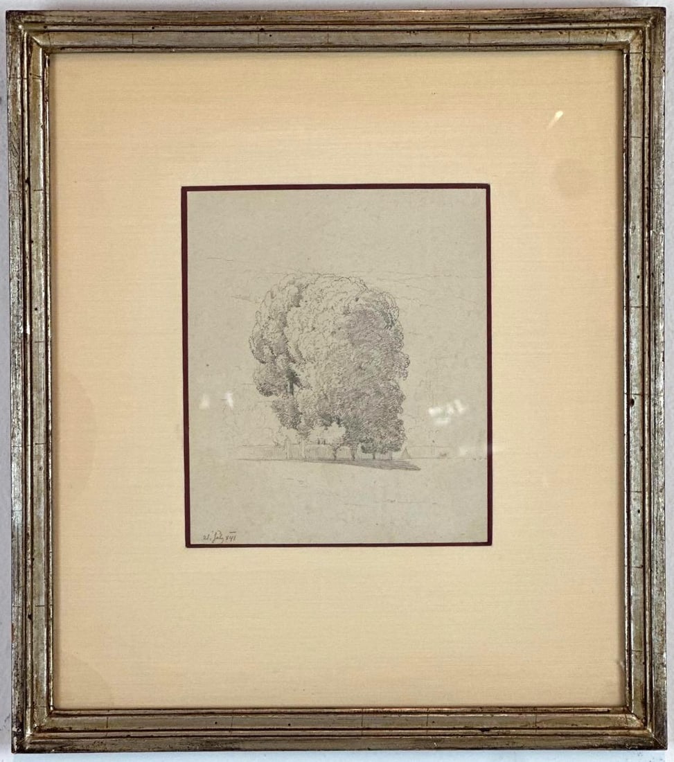 ETCHING TREE DRAWING, FRAMED (1 of 6)