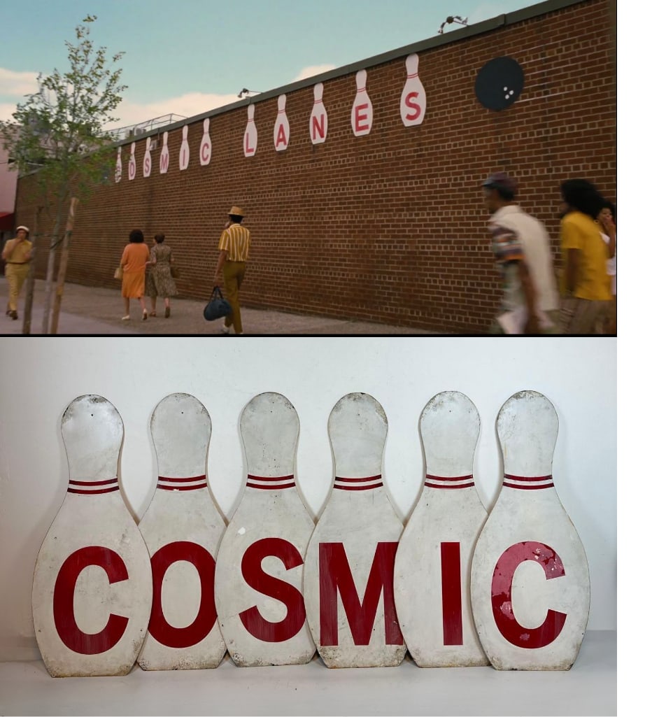 MEN IN BLACK 3 COSMIC BOWLNG ALLEY SIGNAGE PINS FOUR FEET TALL (1 of 9)