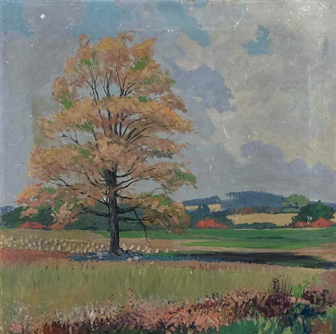 TOM MILTON WILDER AUTUMN LANDSCAPE OIL PAINTING SIGNED (1 of 7)