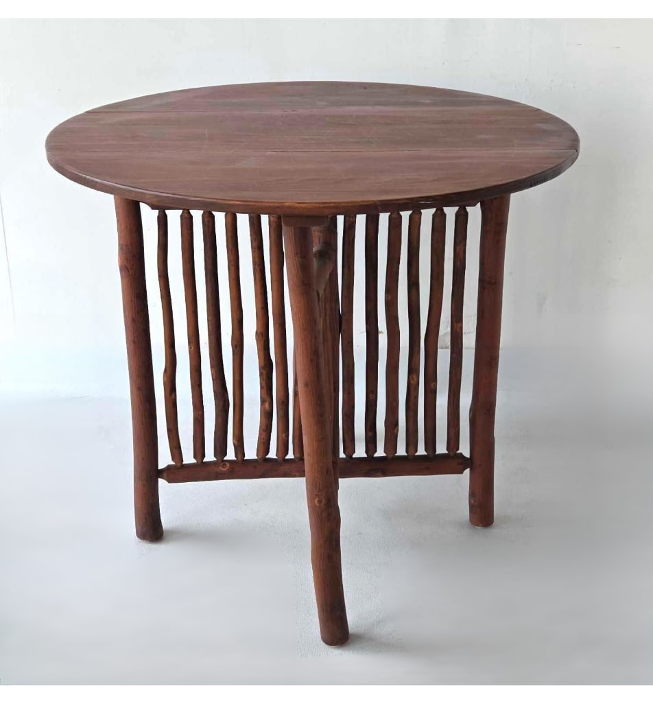 OLD HICKORY STYLE FOLDING DROP LEAF TABLE (1 of 17)