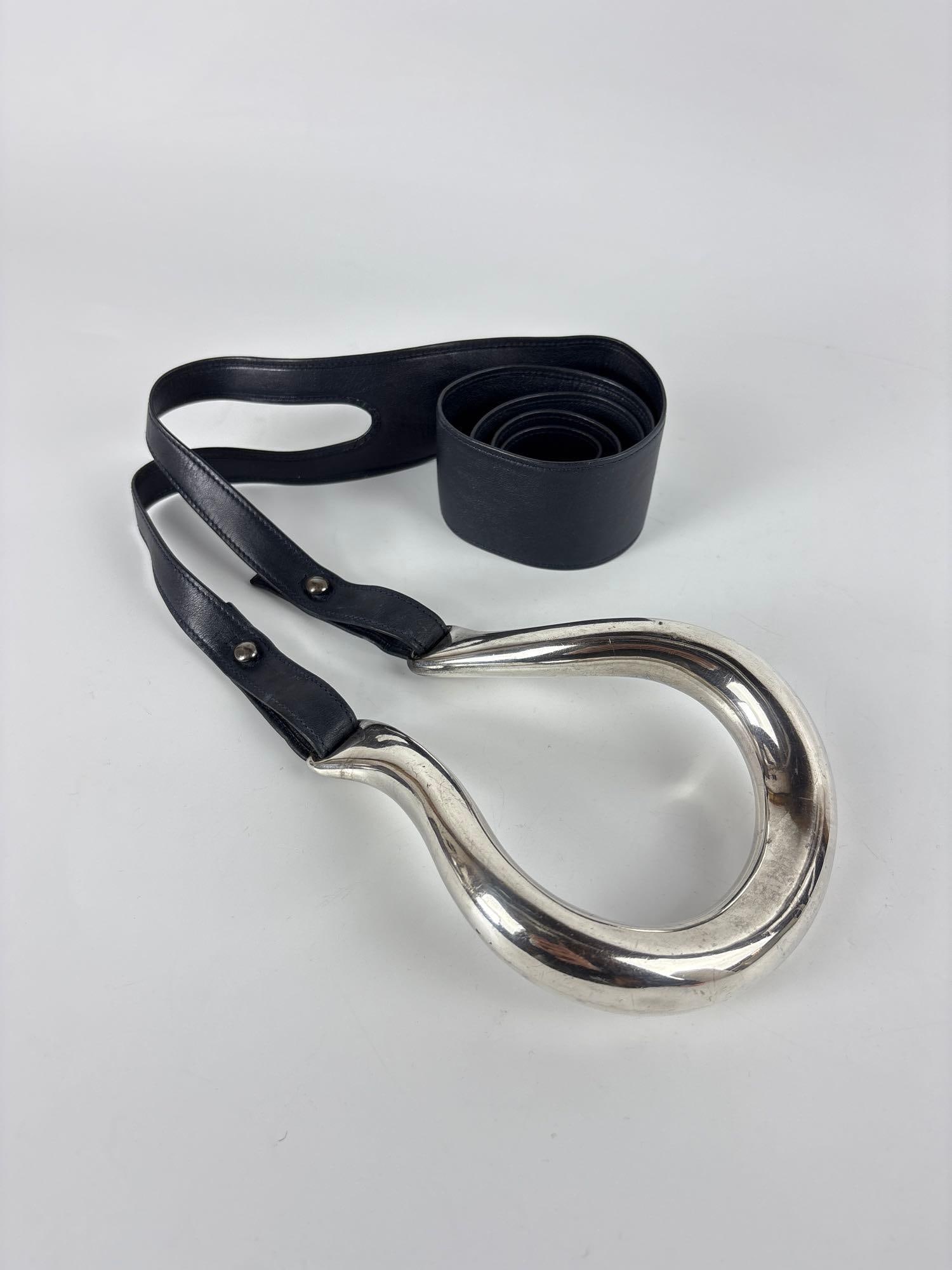 ELSA PERETTI FOR TIFFANY & CO. STERLING SILVER EQUESTRIAN HORSESHOE BELT (1 of 9)