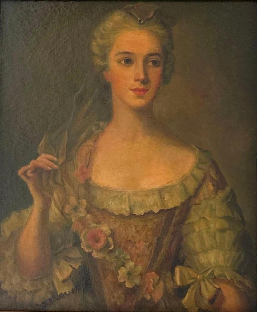 PORTRAIT OF MADAME SOPHIE DE FRANCE 18TH CENTURY PAINTING AFTER JEAN-MAC NATTIER (1 of 9)